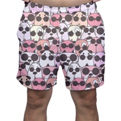 Cute-dog-seamless-pattern-background Men s Shorts