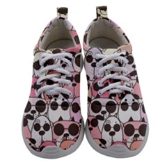 Cute-dog-seamless-pattern-background Women Athletic Shoes