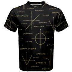 Abstract-math Pattern Men s Cotton Tee by Simbadda