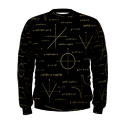 Abstract-math Pattern Men s Sweatshirt by Simbadda