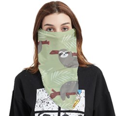 Sloths-pattern-design Face Covering Bandana (triangle) by Simbadda