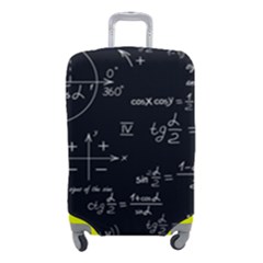 Mathematical-seamless-pattern-with-geometric-shapes-formulas Luggage Cover (small) by Simbadda