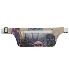 Graffiti Owl Design Active Waist Bag