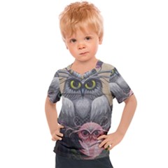 Graffiti Owl Design Kids  Sports Tee