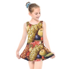Fruits Kids  Skater Dress Swimsuit by Excel