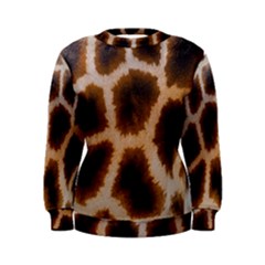 Giraffe Skin Design Women s Sweatshirt by Excel