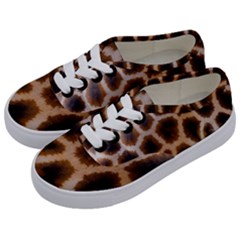 Giraffe Skin Design Kids  Classic Low Top Sneakers by Excel