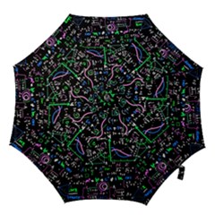 Math-linear-mathematics-education-circle-background Hook Handle Umbrellas (small) by Simbadda
