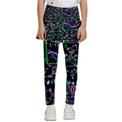 Math-linear-mathematics-education-circle-background Kids  Skirted Pants