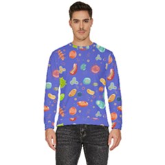 Virus-seamless-pattern Men s Fleece Sweatshirt by Simbadda