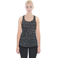 Math-equations-formulas-pattern Piece Up Tank Top by Simbadda