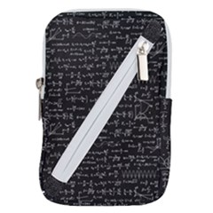 Math-equations-formulas-pattern Belt Pouch Bag (small) by Simbadda