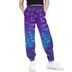 Realistic-night-sky-poster-with-constellations Kids  Joggers