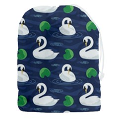 Swan-pattern-elegant-design Drawstring Pouch (3XL)