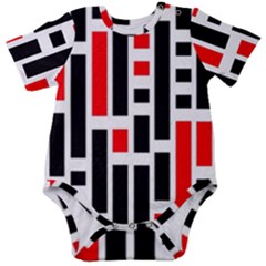 Background Geometric Pattern Baby Short Sleeve Bodysuit by Grandong