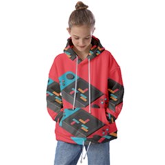 Gaming Console Video Kids  Oversized Hoodie by Grandong