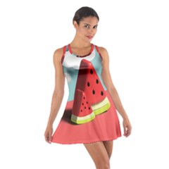Strawberries Fruit Cotton Racerback Dress