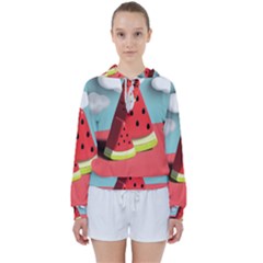 Strawberries Fruit Women s Tie Up Sweat by Grandong