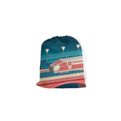 Bridge Transportation Train Toys Drawstring Pouch (XS)