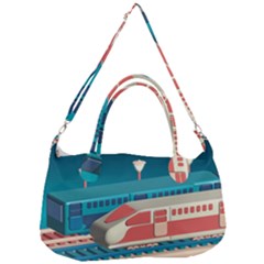 Bridge Transportation Train Toys Removable Strap Handbag by Grandong