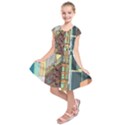 Building Urban Architecture Tower Kids  Short Sleeve Dress View1
