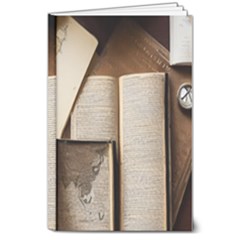 Generated Desk Book Inkwell Pen 8  X 10  Hardcover Notebook by Grandong