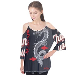 Dragon  Flutter Sleeve Tee 