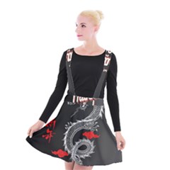 Dragon  Suspender Skater Skirt by Sonugujjar