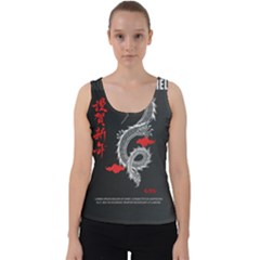 Dragon  Velvet Tank Top by Sonugujjar