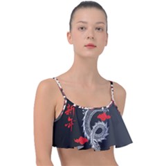 Dragon  Frill Bikini Top by Sonugujjar