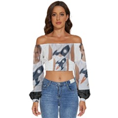 Img 20230716 195940 Img 20230716 200008 Long Sleeve Crinkled Weave Crop Top