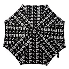 Guitar Player Noir Graphic Hook Handle Umbrellas (large)
