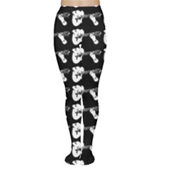Guitar player noir graphic Tights