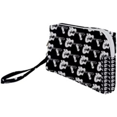 Guitar Player Noir Graphic Wristlet Pouch Bag (small) by dflcprintsclothing