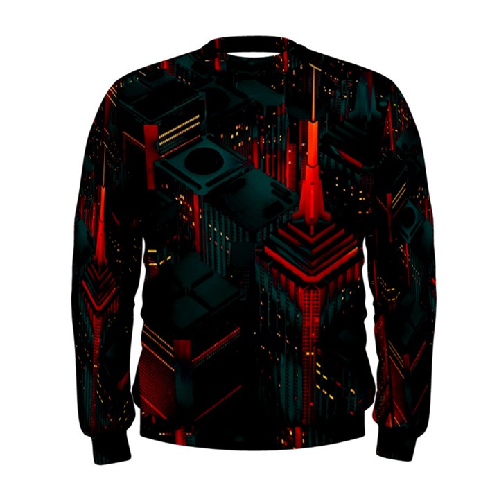 A Dark City Vector Men s Sweatshirt