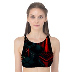 A Dark City Vector Tank Bikini Top by Proyonanggan