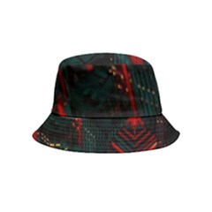 A Dark City Vector Inside Out Bucket Hat (kids) by Proyonanggan