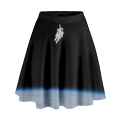 Amazing Stunning Astronaut Amazed High Waist Skirt by Proyonanggan