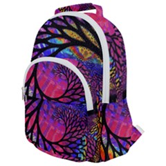 3d Fractal Mandelbulb Rounded Multi Pocket Backpack by Proyonanggan