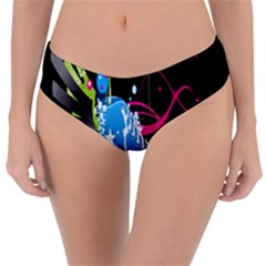 Sneakers Shoes Patterns Bright Reversible Classic Bikini Bottoms