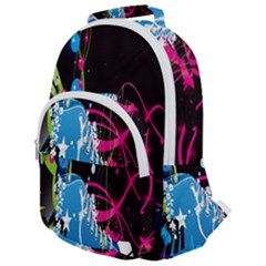 Sneakers Shoes Patterns Bright Rounded Multi Pocket Backpack