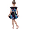 Sneakers Shoes Patterns Bright Kids  Cap Sleeve Dress View2