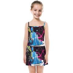 Sneakers Shoes Patterns Bright Kids  Summer Sun Dress