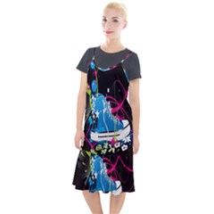 Sneakers Shoes Patterns Bright Camis Fishtail Dress