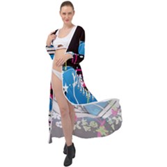 Sneakers Shoes Patterns Bright Maxi Chiffon Beach Wrap