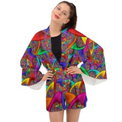 Color Spiral Long Sleeve Kimono by Proyonanggan