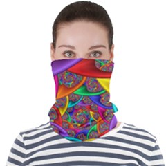 Color Spiral Face Seamless Bandana (adult)