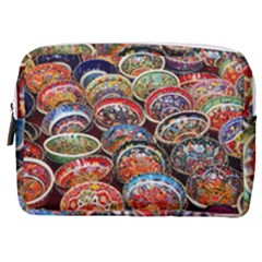 Art Background Bowl Ceramic Color Make Up Pouch (medium)