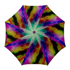 Colorful Abstract Paint Splats Background Golf Umbrellas by Proyonanggan