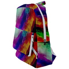Colorful Abstract Paint Splats Background Travelers  Backpack by Proyonanggan